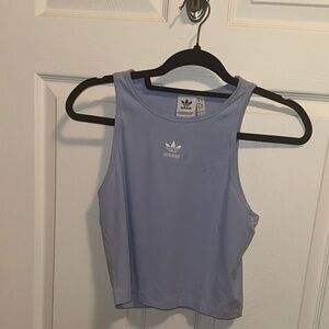 Adidas Women's Light Blue Tank Top